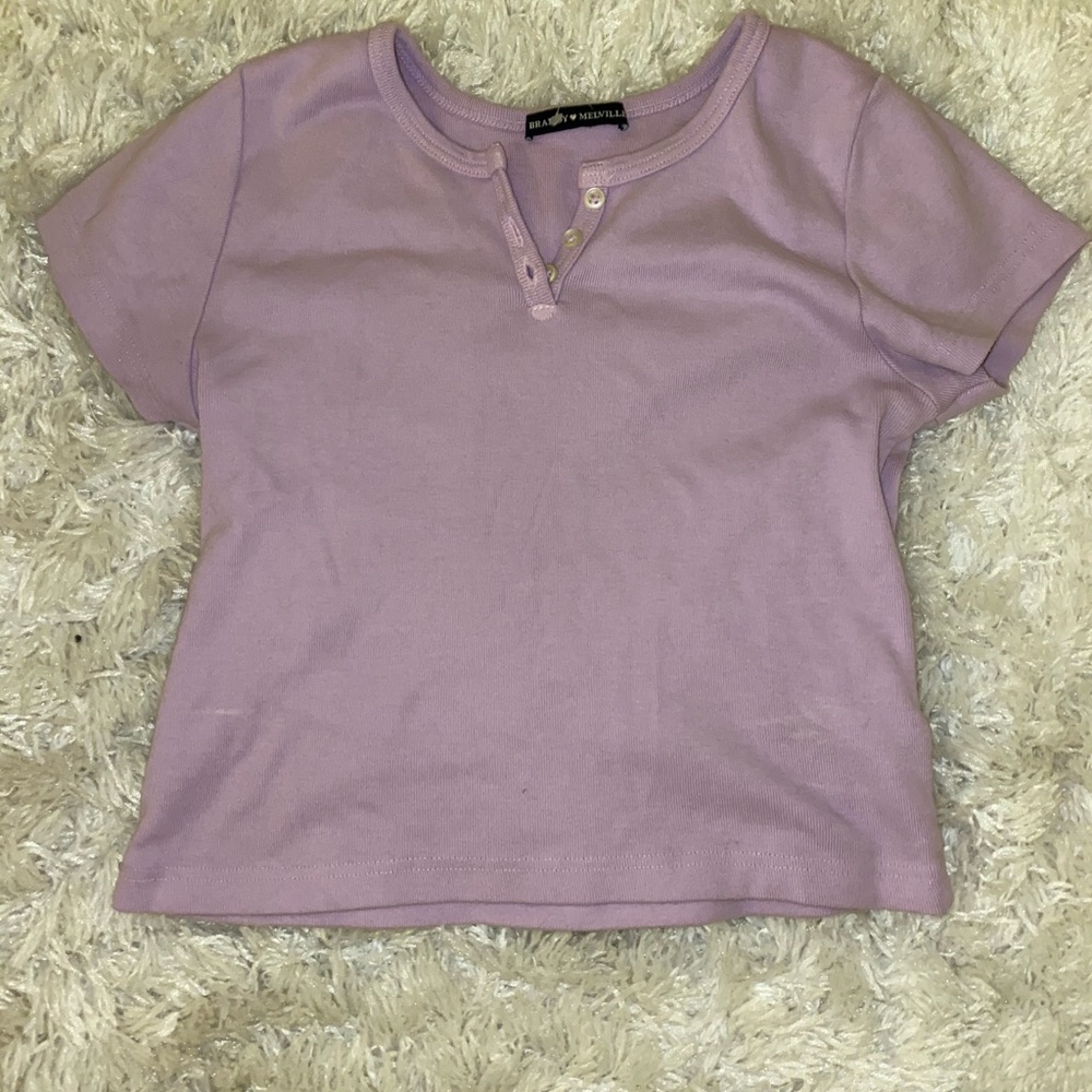 Brandy purple tee